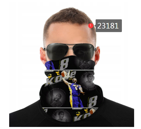 NBA 2021 Los Angeles Lakers #24 kobe bryant 23181 Dust mask with filter->nba dust mask->Sports Accessory